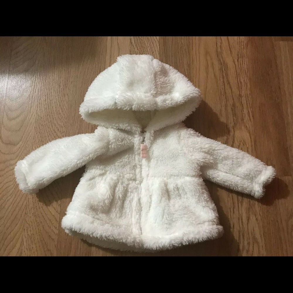 Carter’s White Fleece Coat